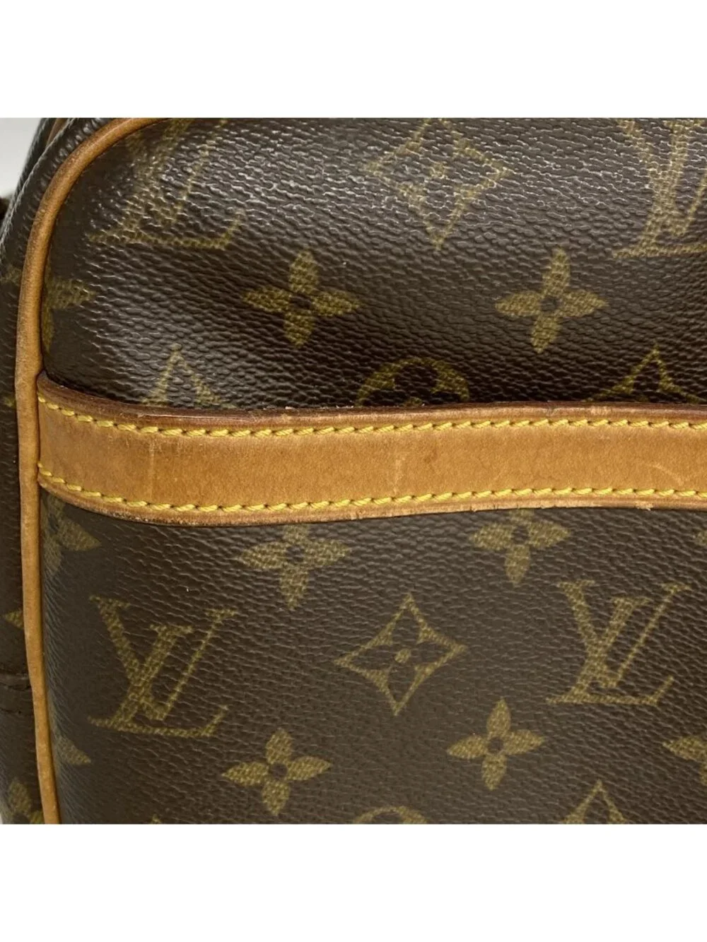 Louis Vuitton Shoulder Bag Monogram Reporter PM Brown